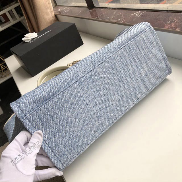 Chanel女包 66941 香奈兒經典款沙灘包 Chanel帆布購物袋  djc4045